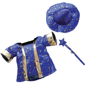 Wizard Costume With Wand (16") pack of 6