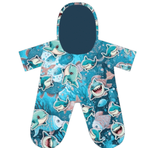Blue Shark Morph Suit (16") Pack of 6
