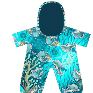 Dolphin Morph Suit (16") Pack of 6